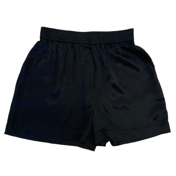 NWT Reformation Bleecker Shorts in Black Size Small - Picture 2 of 8
